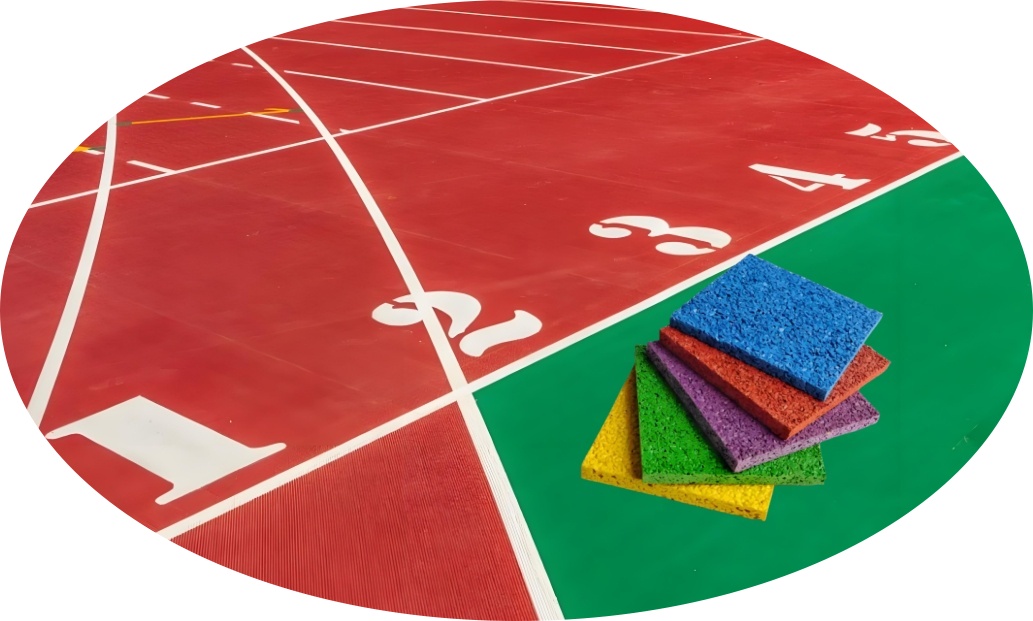 EPDM prefabricated rubber track